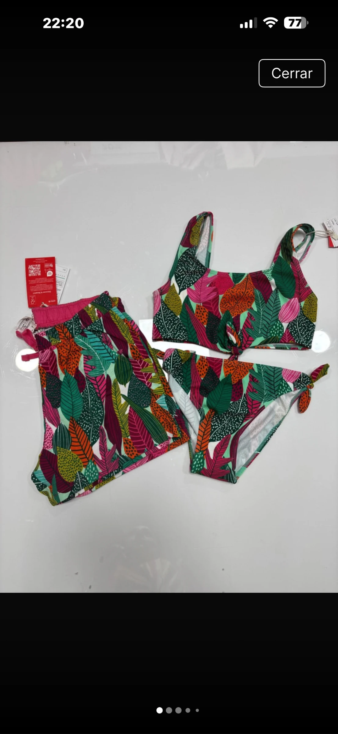 Bikini y pantalón corto niña 